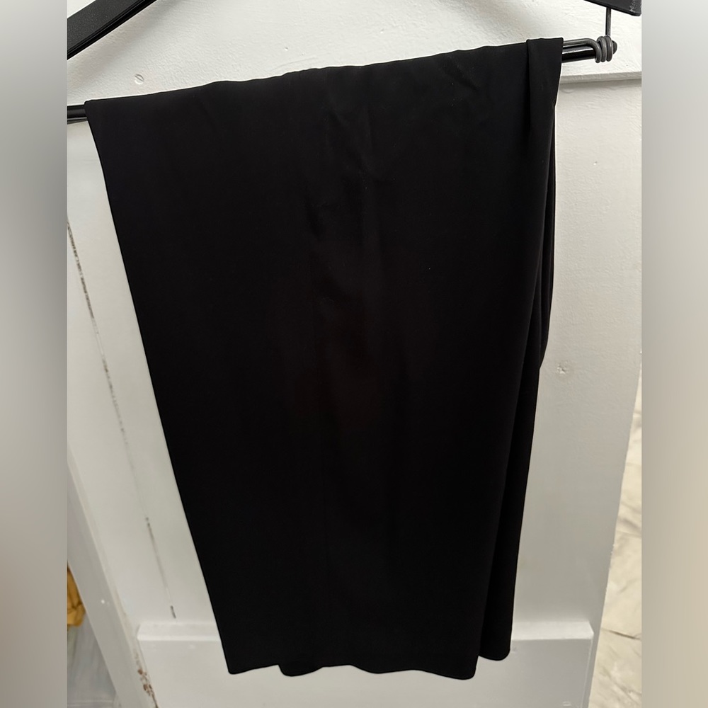WIDE LEG CROPPED FLOWY TROUSERS